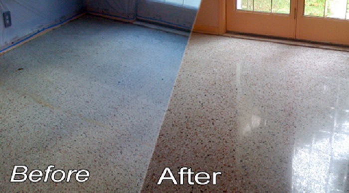 how to clean terrazzo floors