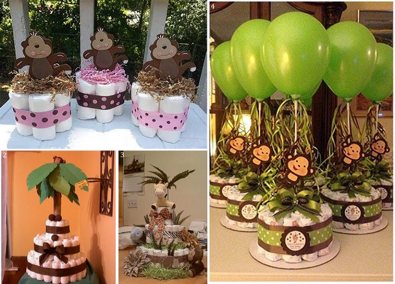 Baby shower safari decoration