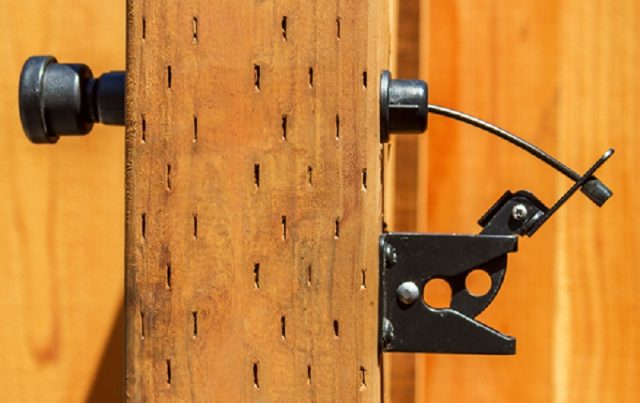 Repair a gate latch