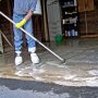 How to clean garage floor