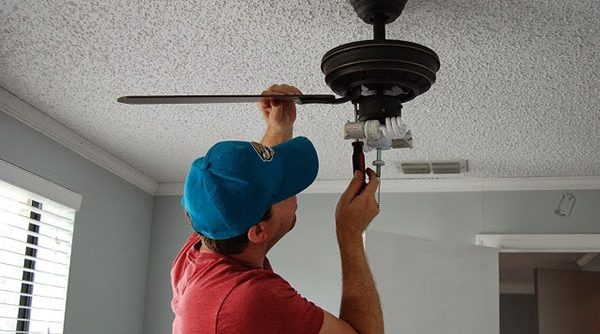 How to take down a ceiling fan