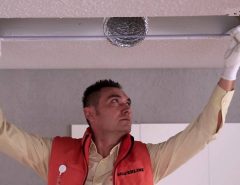 How to install kitchen ceiling exhaust fan