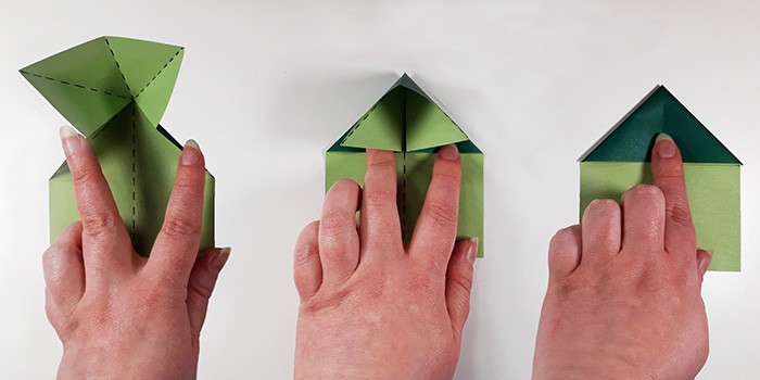 How to make an origami frog