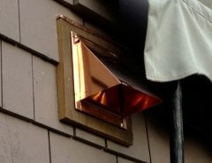 bathroom vent flapping in wind