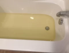 Why is my bathtub water yellow
