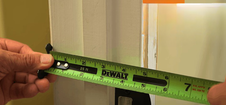 how to measure for an interior door