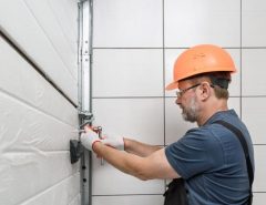 can a plumber fix garage door