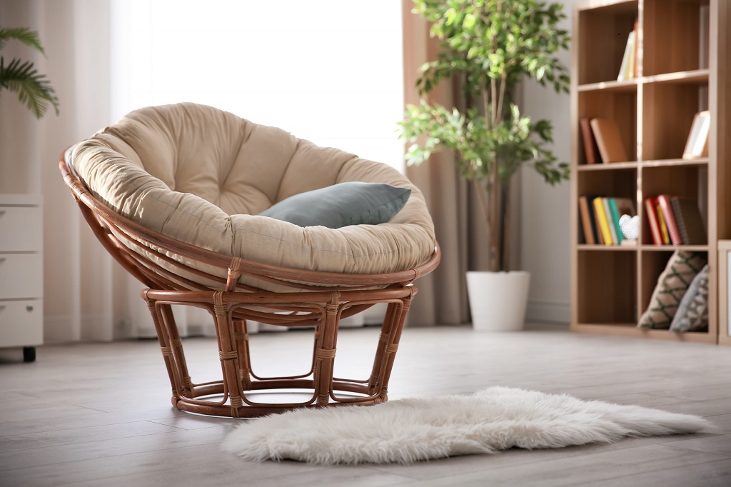 Bamboo discount papasan chair