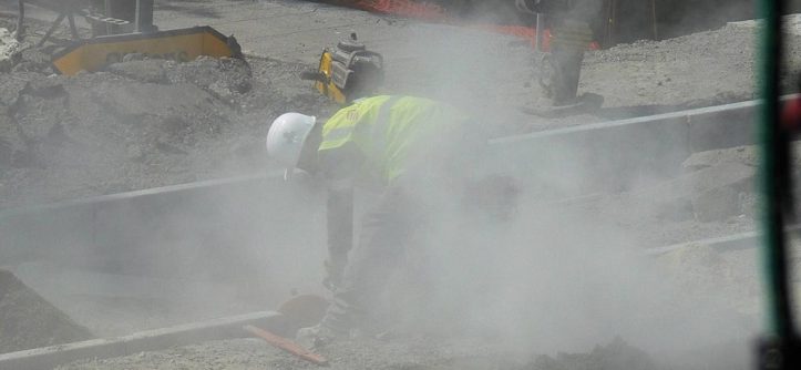 dangers of dust after a construction
