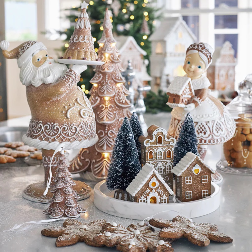 Kitchen Gingerbread Christmas Decor Ideas