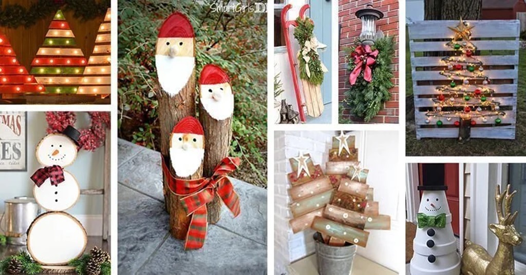 Rustic Wooden Christmas Signs