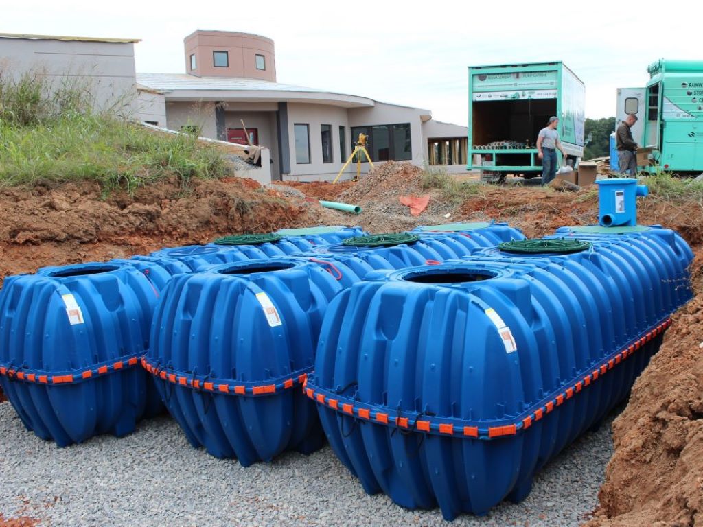 What is the rainwater harvesting collection system?
