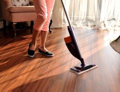 What is the best way to clean laminate flooring?
