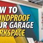 How can I soundproof my garage cheaply