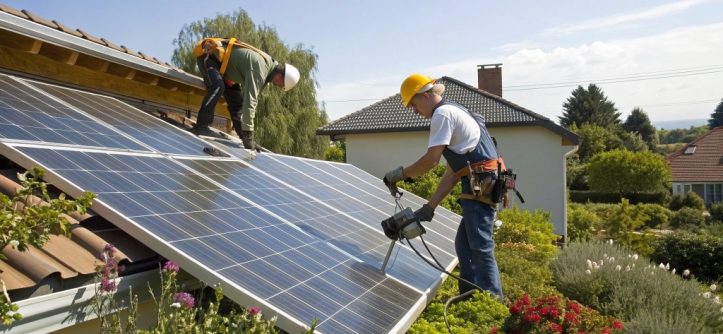 Guide on what green credentials to look for when hiring home improvement professionals, focusing on eco-friendly and sustainable practices.