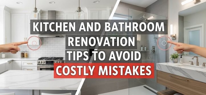 How much should I budget for a kitchen and bathroom renovation