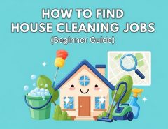 Local house cleaner offering residential cleaning services