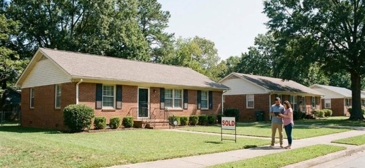 Housing market predictions Alabama with suburban homes and rising property values